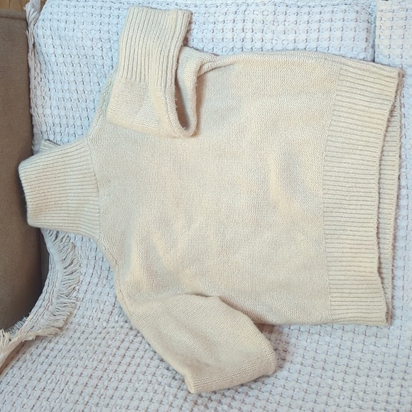 A new day ivory knit fisherman sweater extra small, Jan '23 purchase - Picture 5 of 6